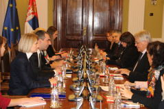 24 November 2023 National Assembly Speaker Dr Vladimir Orlic in meeting with the Parliamentary Assembly of the Council of Europe (PACE) pre-observation mission